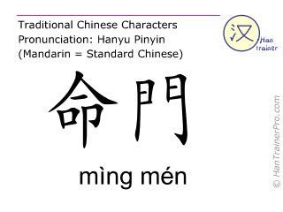 命meaning|Chinese word 命 (ming4) meaning in English